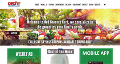 Desktop Screenshot of ordgrocerykart.com
